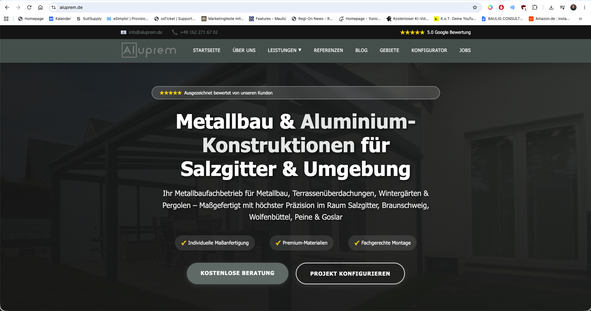 Aluprem Website